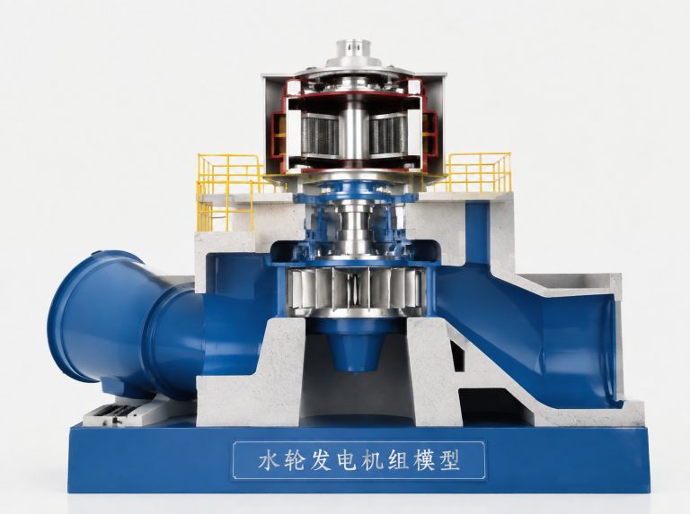 贵阳水轮发电机组剖视模型